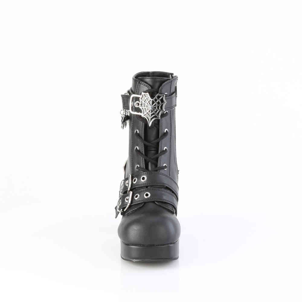 DemoniaCult - GOTHIKA-66 Bottes de plate-forme - Noir